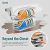 Transparent Baseball Hat Storage Box, Holds 12 Hats, Stackable And Foldable, Cap Organizer Storage, Dustproof Storage Box 1PC