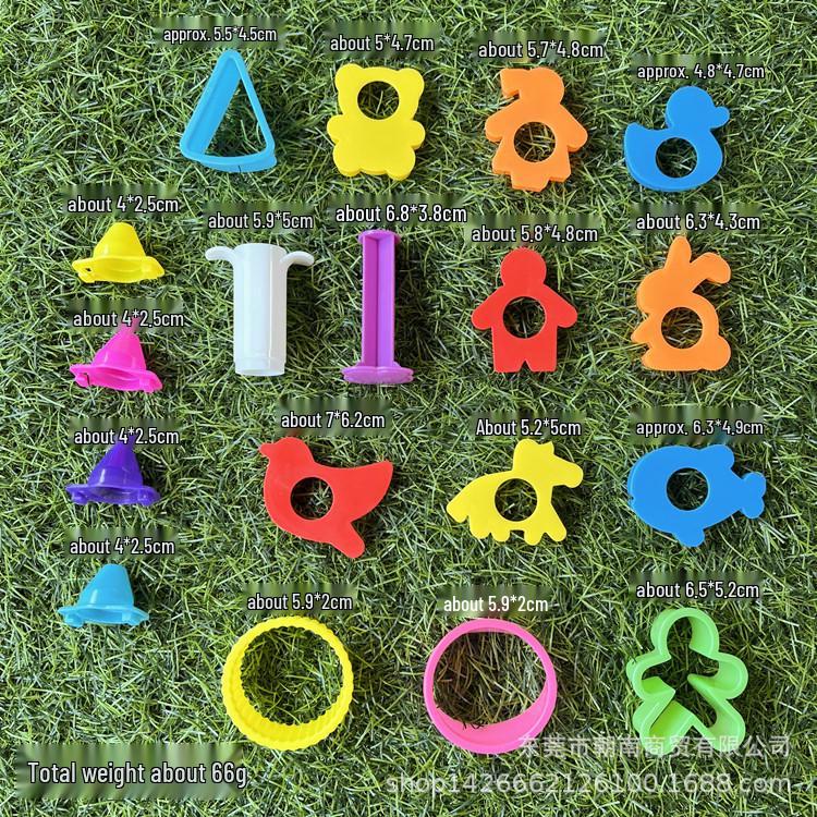 Children's DIY Color Clay Craft Kit: Includes Leather Clay, Glue Machine, Needle Cylinder, Noodle Maker, Dessert, Cake, and Bread Making Tools.