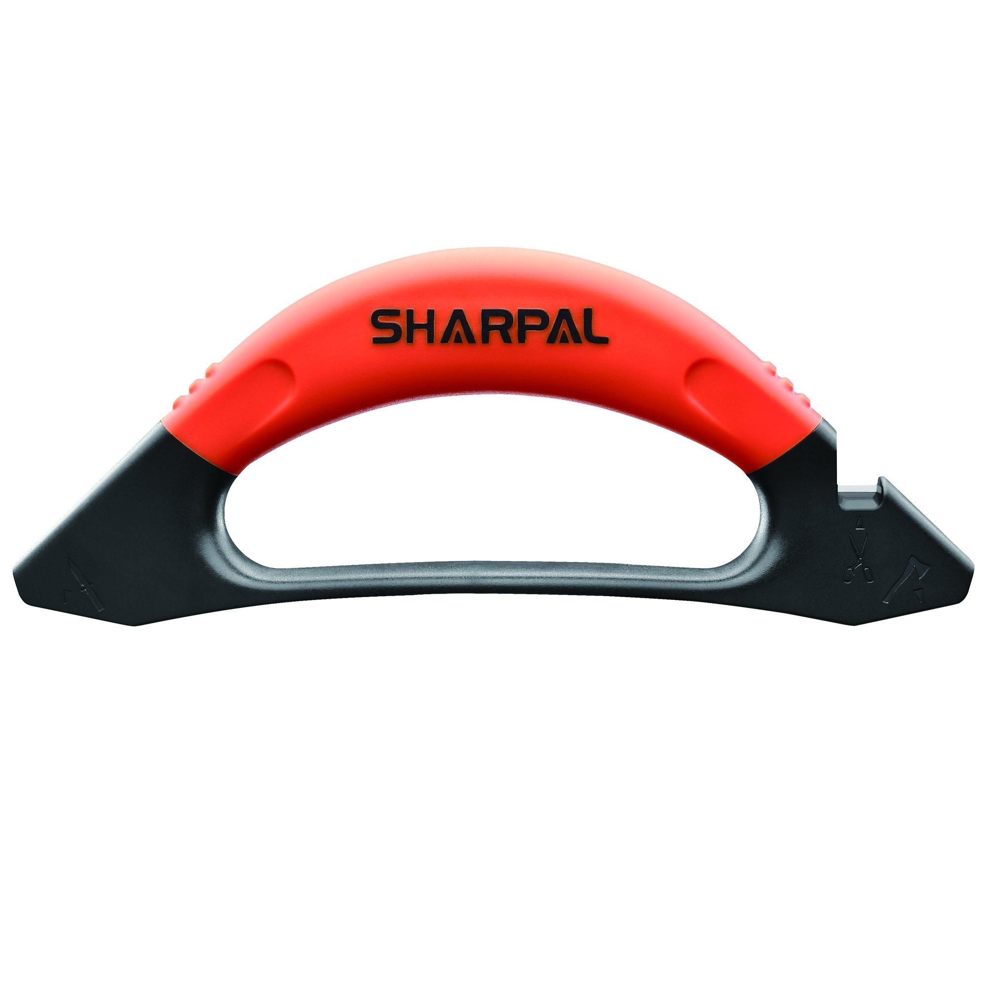 Sharpal 112N Gardening Tool: 3-Function Axe Sharpener, Pruning Shear Sharpener, Knife Sharpener, Outdoor Knife Sharpener, Gardening Blade Sharpener, O