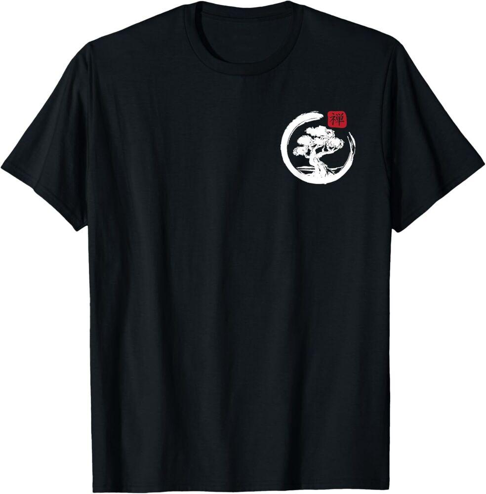 Japanese Enso Circle Bonsai Tree Zen Master Buddha T-Shirt Unisex T-Shirt XL