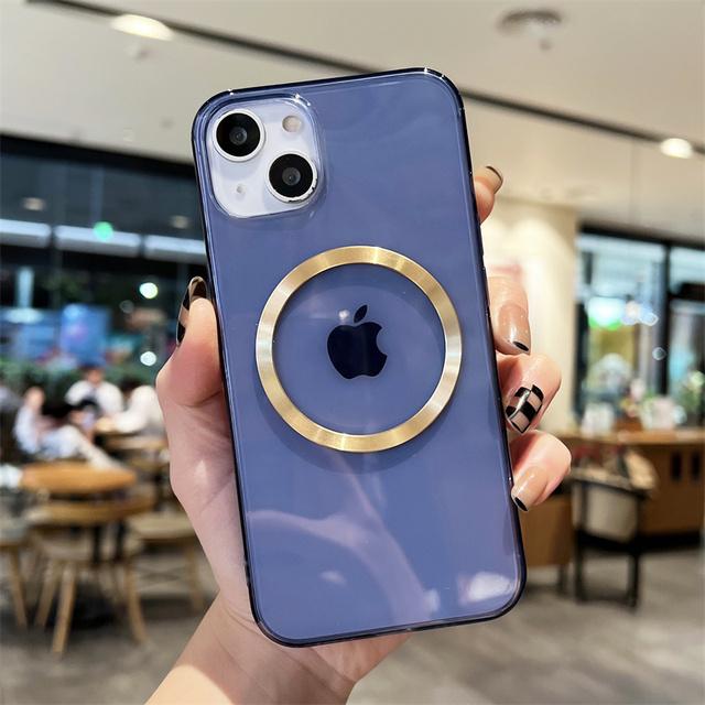 Candy Color Magnetring Klare Telefonhülle für iPhone 13 11 12 14 Pro Max Xs Max Xr X 13pro Max Silikon Stoßfeste Softcover