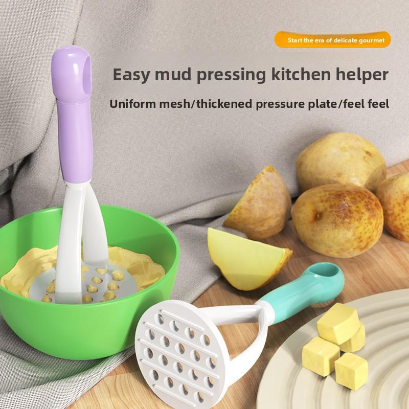

Manual Potato and Vegetable Masher Multi purpose Kitchen Tool for Baby Food рожевий