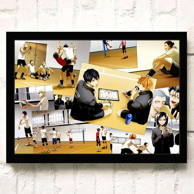 Japanese Sports Cartoon Anime Haikyuu Canvas Painting Posters and Prints Abstract Decorative Home Decor Cuadros