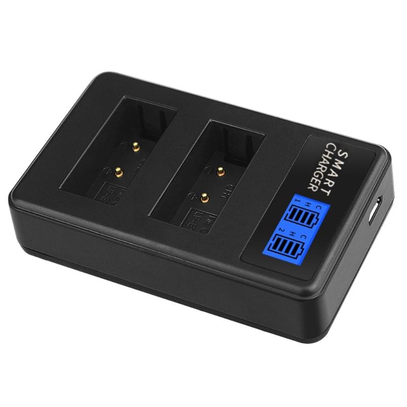 LP-E17 Dual Channel LCD USB Charger for  Eos 750D, Eos 760D, Eos M3 Camera and More (LP-E17-DL)