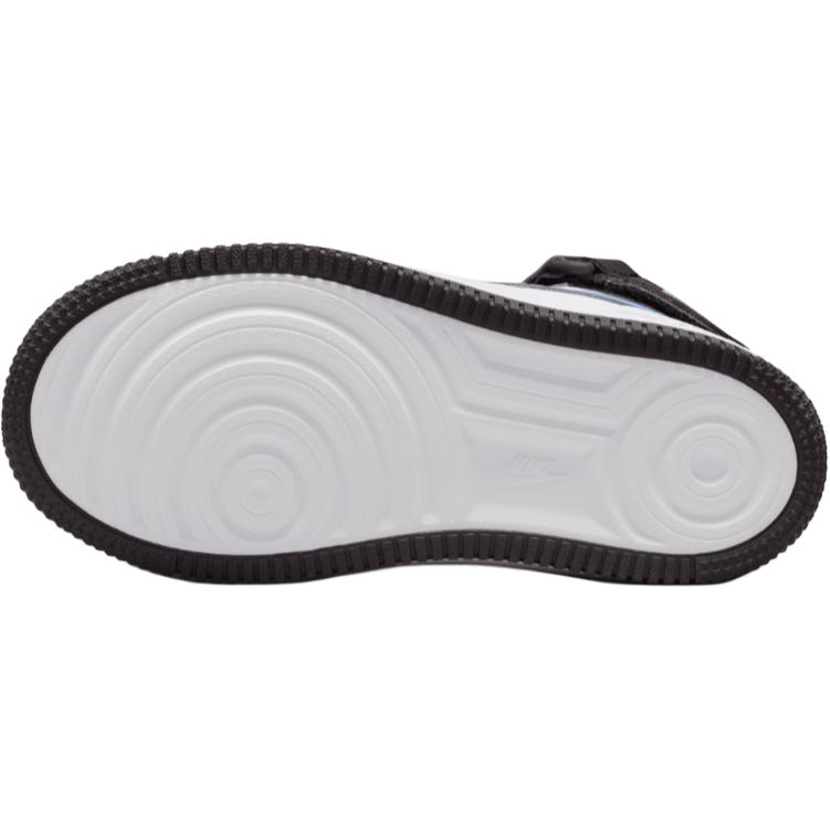 Nike Air Force 1 Comfortable Versatile Anti-Kick Wear-Resistant Mid-Top Kids Sneakers Kids Sneakers Black White FJ1917-600