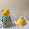 Cartoon Embroidery Baby Bucket Hats Cute Breathable Soft Cotton Newborn Fisherman Cap Casual Travel Infant Boy Girl Sun Hat