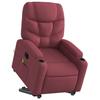 VidaXL Electric Massage Recliner, Relaxation Chair with Adjustable Backrest and Footrest, Seat of 3204635