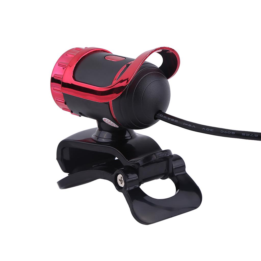 12M Clip on Webcam Web Camera HD 360 Rotating Stand Built in Microphone for PC Silver