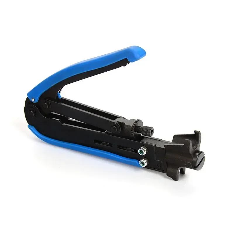 Dual Purpose Cable Crimping Pliers - SQ-548 Tool for Waterproof F-Head Connector Crimping | Pro Durable Hand Tool for Wire Work