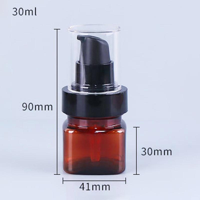 

1pc Empty 30/50/70/100/120ml Spray and Lotion Bottles Brown Light-Resistant Containers for Liquid Foundation Eye Cream and Cosme