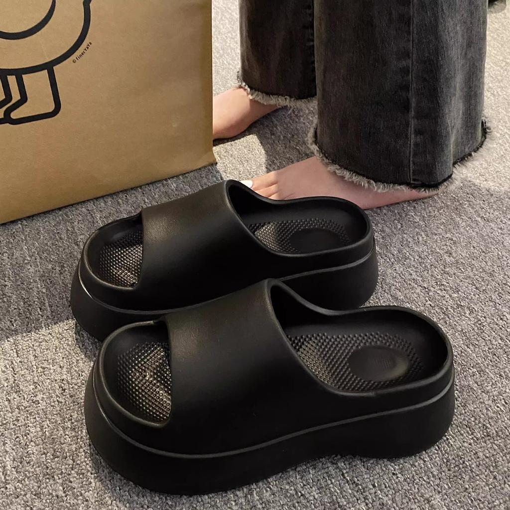 Ladies' Fashion EVA Thick Bottom Slippers and Sandals - Thick Bottom Summer Beach  Strap Indoor and Outdoor Comfortable Slippers Summer Sandals