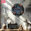 Vintage Welcome Sign Metal Wall Art For Home Bar Cafe Office Decor