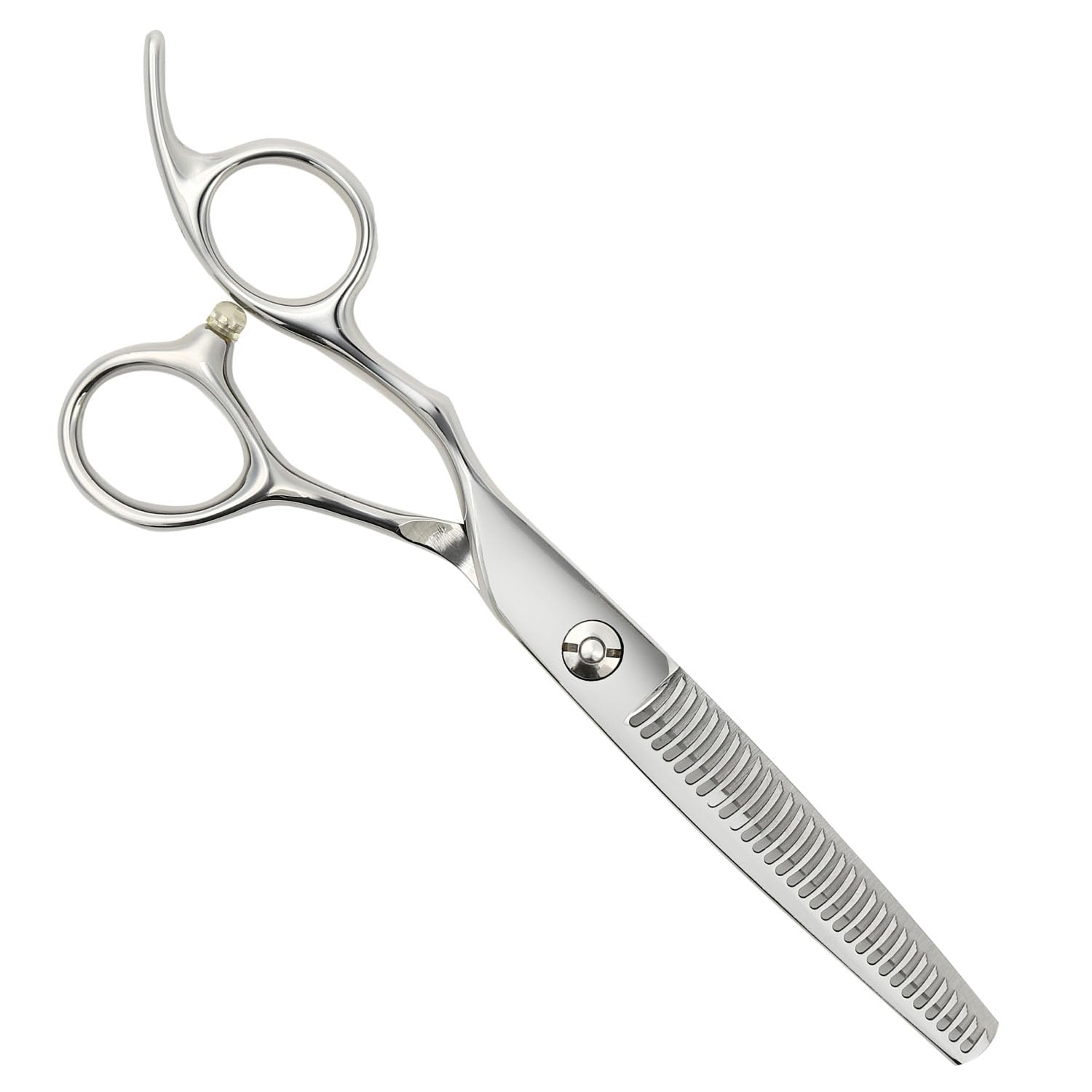 

DEEDS Professional Thinning Scissors with Forged Finish and 3D Handles for Use 30 Thinning Japanese Scissors Hairdressers and Barbers Left-Handed (6.0