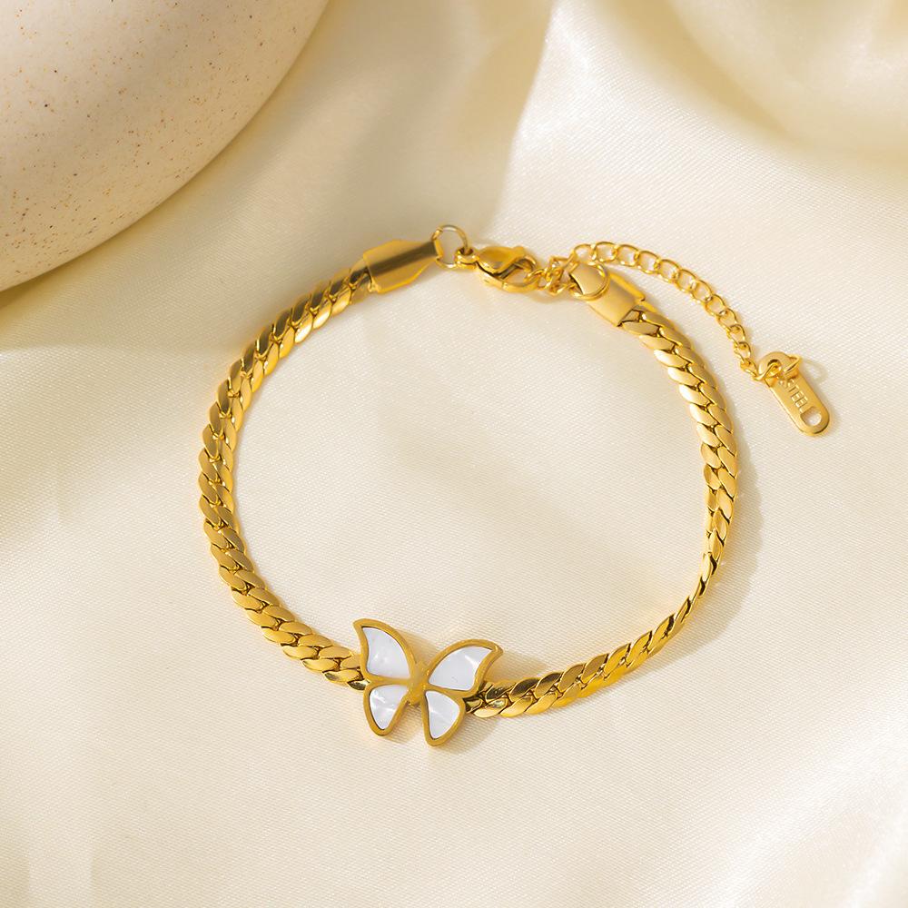 

Летняя новинка мода лезвие бабочка ожерелье легкий роскошный темперамент нишевый дизайн короткие серьги комплект золотых украшений