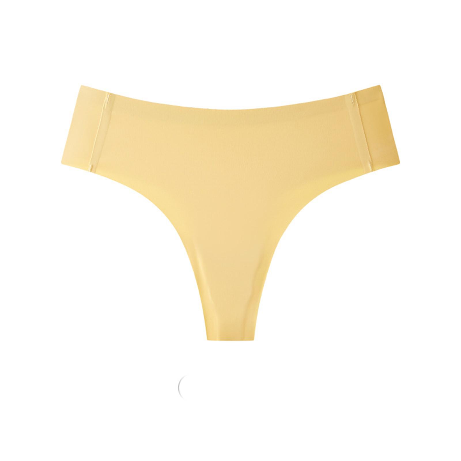 

Женские менструальные трусики со средней талией, хлопковые послеродовые женские трусики, полностью закрытые трусики X-Large жёлтый