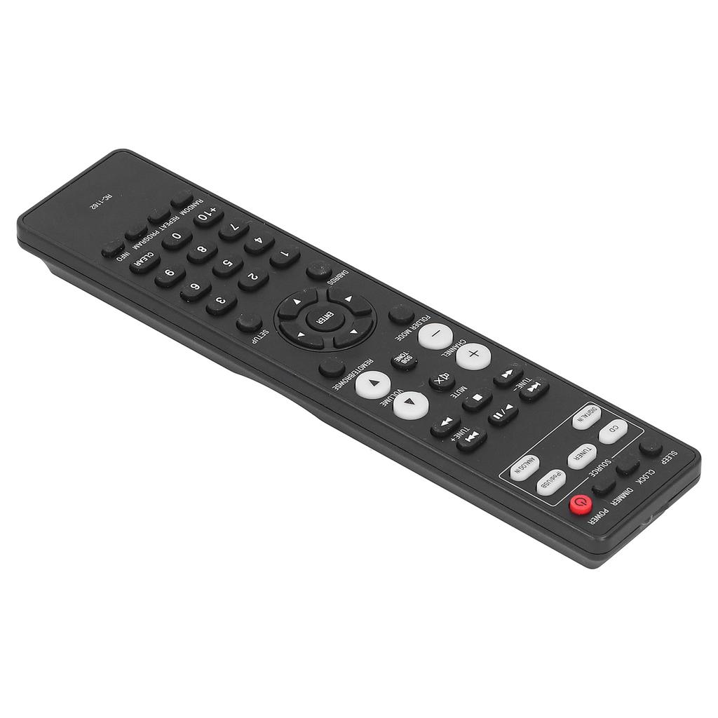 RC‑1162 Universal Big Button TV Remote Control Replacement Compact ABS Black Controller