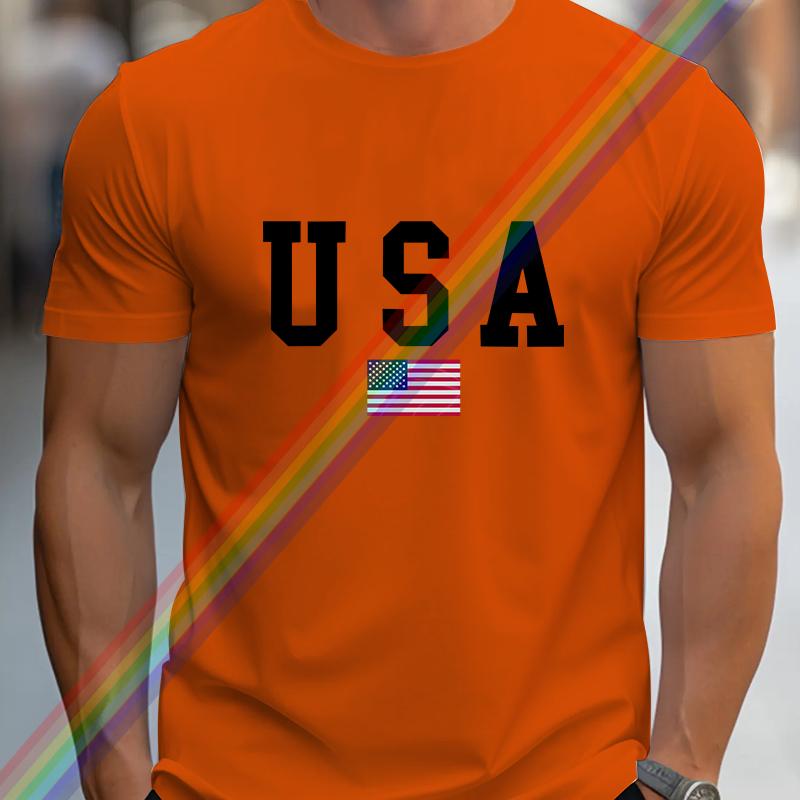 2024 Luxury Brand  High Quality Fashion USA Printing Couple Tees Summer Harajuku For Men/Women Short Sleeve T-shirt