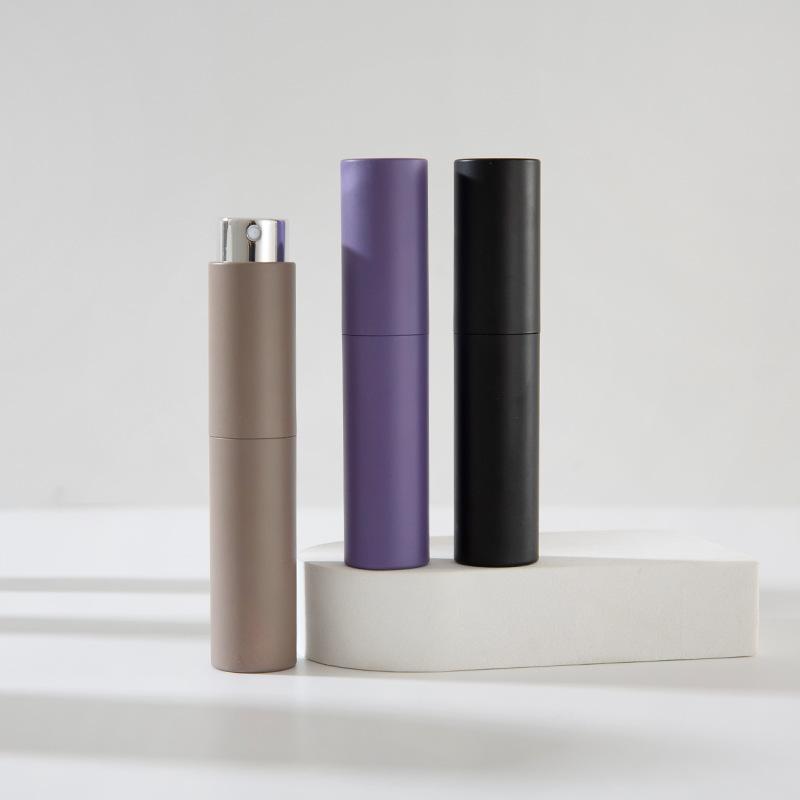 10ML Matte Twist Up Perfume Atomizer Leak Proof Refillable Glass Bottle for Travel Purse Carry Use