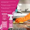 Kitchen Cleaner Spray 120ml Spotless Powerful Grease Oil Stain Remover High-efficiency Deep-cleaning Household Cleaning Supplies