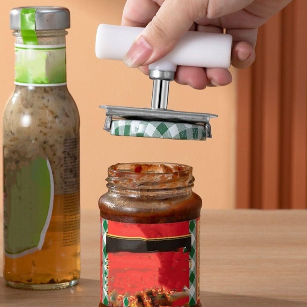 Adjustable Manual Can Opener Non-Slip Bottle Cap Opener Kitchen Gadgets Jar Opener  Outdoor