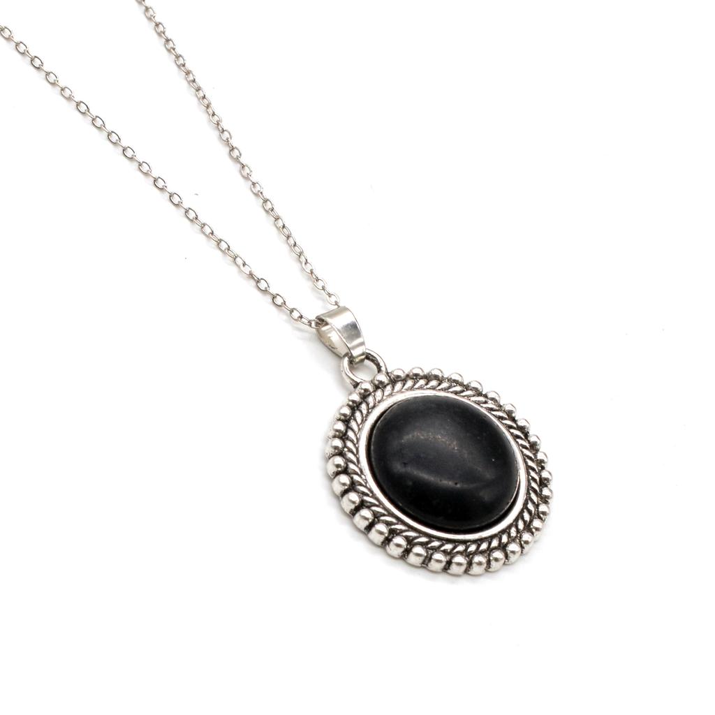 JOYA GIFT Valentine's Day Gifts Chinese Classical Natural Gemstone Women's Necklace Pendant, Aristocratic Lady's Elegant Pendant