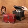 Organizer Wooden Vintage Box With Latch For Desktop Storage Decoration Gift