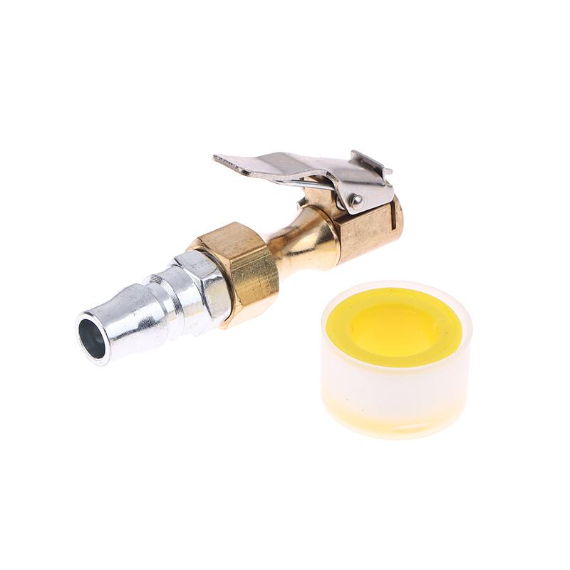 Chuck Quick Inflation Hose Nozzle Car Tire Inflator Nozzle Lock On Tire Inflator With Valve Air Compressor Adapter For Car Suv