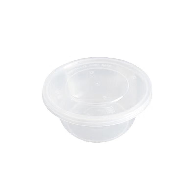 Anjuxiansen Disposable Clear Soup Bowls with Lids