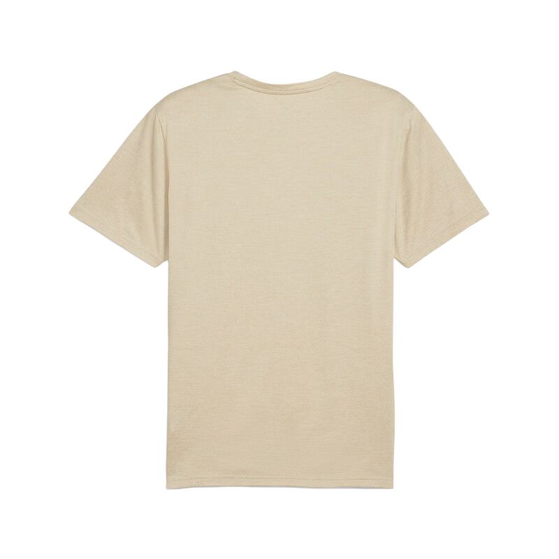 Puma Ss25 Brand Logo Round Neck Drop Shoulder Short Sleeve T-Shirt Men Tops Beige 527343-68