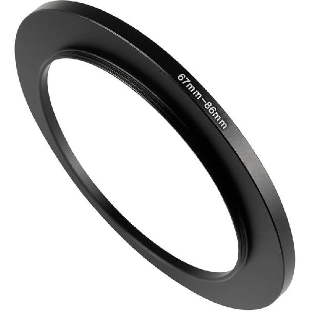 72-77mm Metal Step-Up/Down Ring Adapter Compatible with Mirrorless Cameras DSLR Lens, UV CPL ND Filter Thread Converter, Black