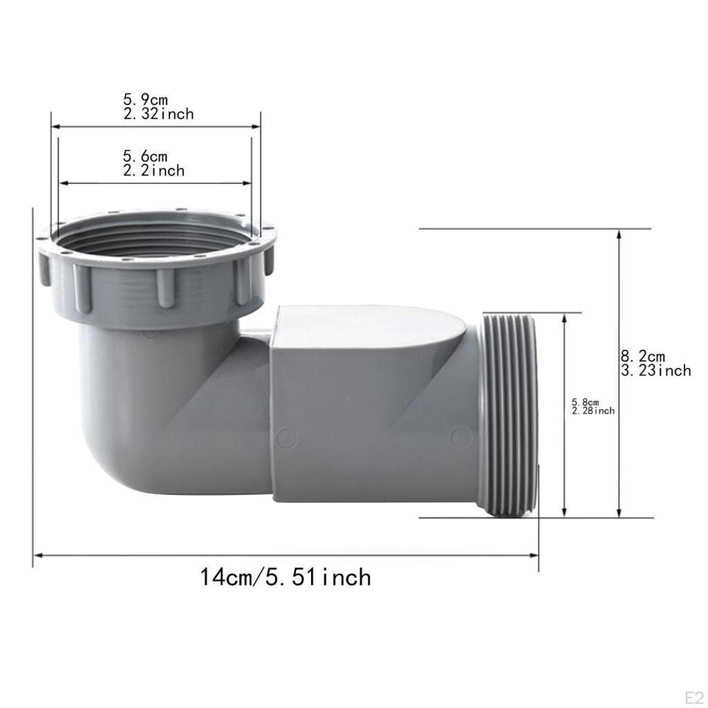 Kitchen Sink Drain Adapter Tube Connector Easy To Install Sewer Hose Fitting for Bathroom Dishwasher