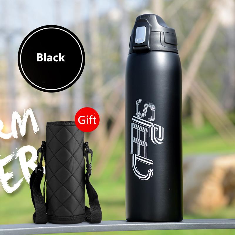 1000ml/750ml High Quality Stainless Steel Sport Vacuum Flask Portable Outdoor Climbing Thermal Bottle Coffee Tea Insulation Cup
