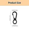 30Pcs Mini Plastic Quick Release Clips, Lightweight Tent Hanging Hooks For Camping Canopy Lantern Key Gear Outdoor Accessories
