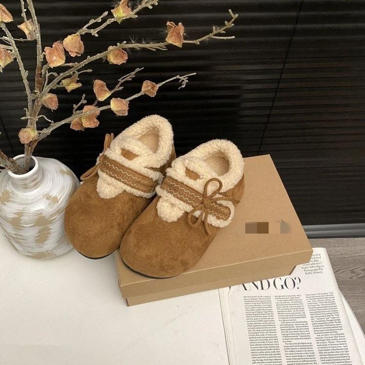 

High-top Shoes with Fleece Lining, New Style, Versatile and Comfortable Cotton Shoes for Women 40 верблюд