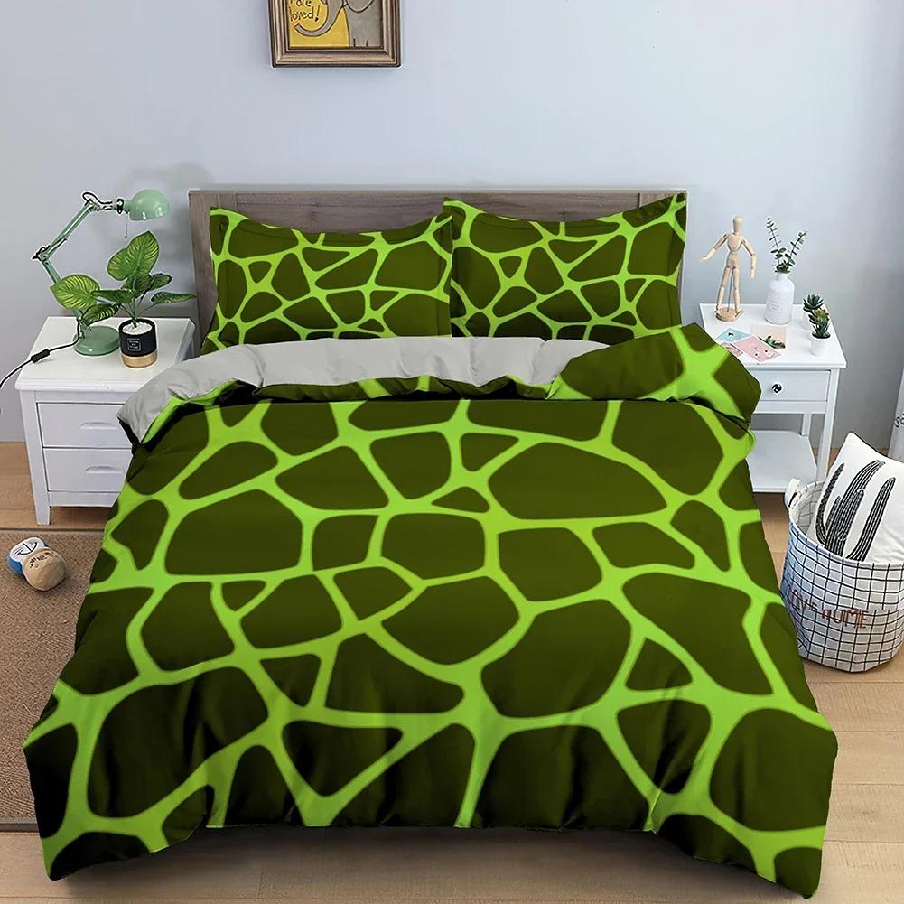 Colorful Spots Print Bedding Set Polyester Duvet Cover With Pillowcase Adults Kids Quilt Cover With Zipper Closure Multiple Size