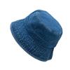 Denim bucket hat ladies trend retro wash basin hat men's summer outdoor sun protection hat