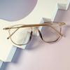 Chic Polygon Women's Clear Lens Glasses - Blue Light Blocking TR Frame