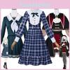 Adorable Ave Mujica Cosplay Outfit Featuring Charming Plaid Skirt And Accessories