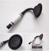 Rose Gold Stainless Steel European-Style Handheld Shower Head with Antique Black Finish