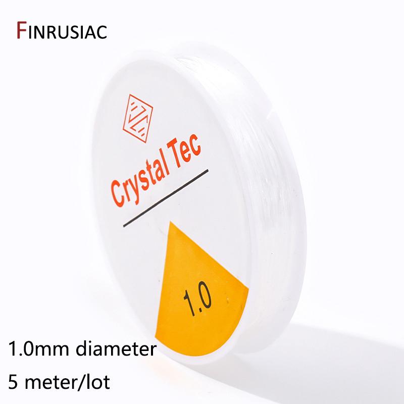 0.4-1.0mm Elastic Cord String Transparent Crystal Elastic Line For Jewelry Making,DIY Bracelet Necklace Beaded Accessories