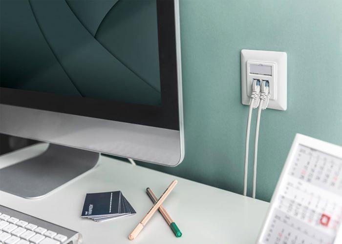 Accessoire - DIGITUS - DN-93615-2 - Connecteur RJ45 - Keystone Cat-6A - 10 Gbit/s