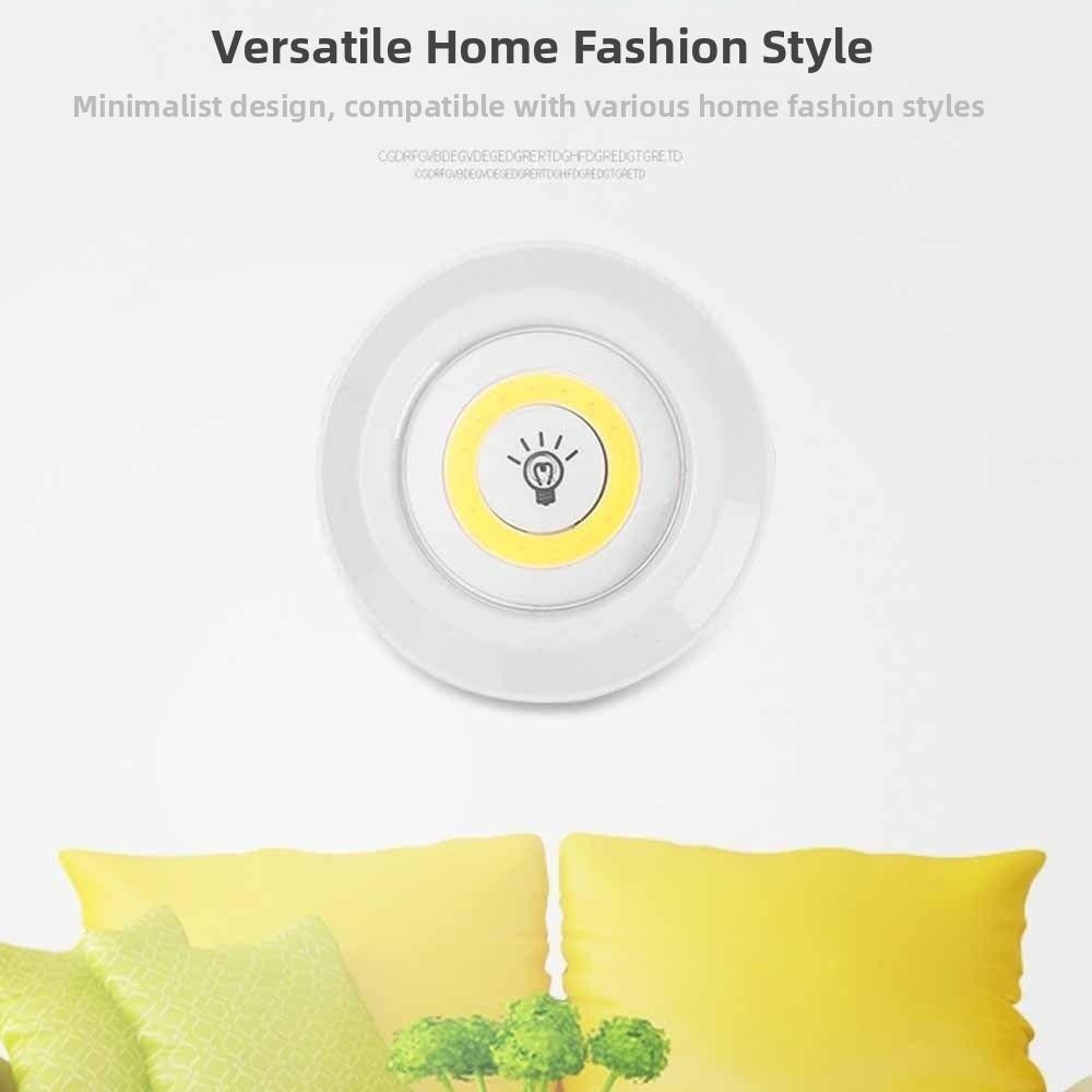 Batteriebetriebene LED Unterbauleuchte mit Fernbedienung Touchsensor Schrankleuchten Weiß/Warmes Licht Kabelloses Nachtlicht