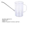 2L Clear Watering Can Stainless Steel Long Spout Watering Pot Handheld Watering