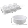 1/6 Cells Baking Cake Molds Food-Grade Silicone Pudding Mould High-quality Chocolate Mold