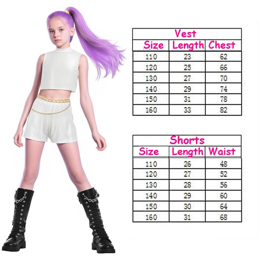 Golden Kpop Demon Hunters Rumi Mira Zoey Cosplay Costume Kids Girls Birthday Party Halloween Stage Performance Clothes