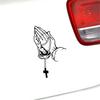 Praying Hand Spiritual Decal Sticker Religious Car Truck SUV Car Styling Decal