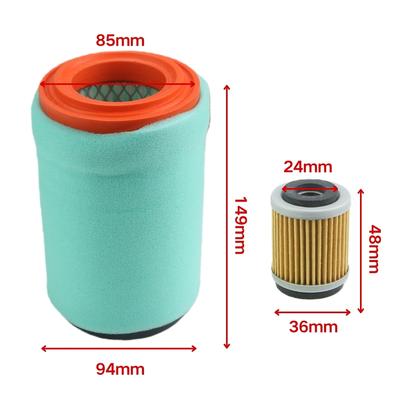 For Yamaha Big Bear 400 YFM400 YFM400F YFM400FB YFM400FBE YFM400FBH YFM400FH YFM400H Motorcycle Air Filter Oil Filter