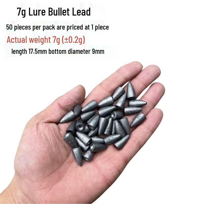 25-Piece Texas Rig Bullet Sinker Set: Carbon Steel Alloy with Plastic Core