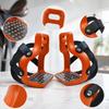Riding Pedals Reinforced Assembly Inserts AntiSlip Rubber Protection Lightweight Equipment Suitable