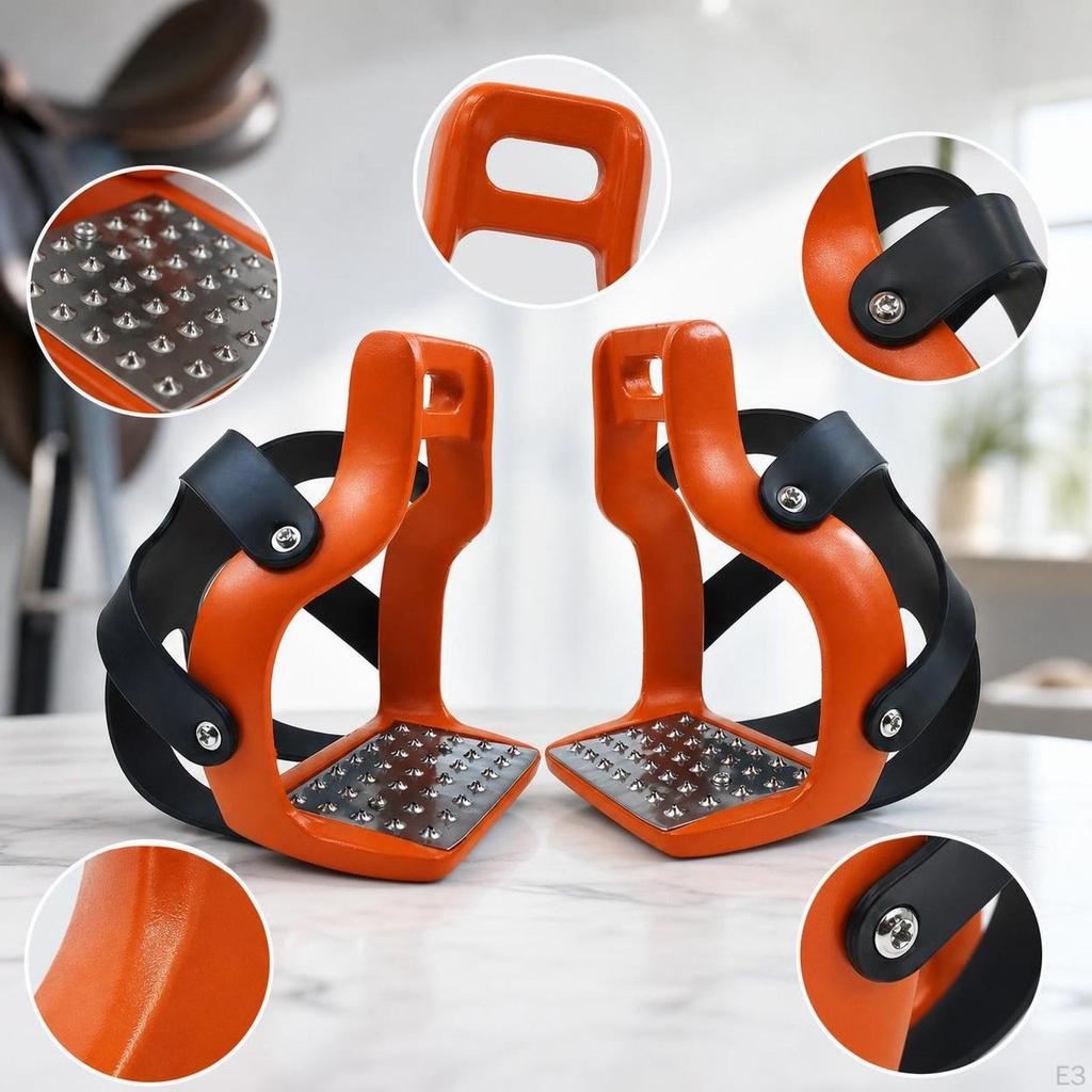 Riding Pedals Reinforced Assembly Inserts AntiSlip Rubber Protection Lightweight Equipment Suitable